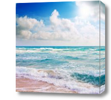 Картина Море и пляж